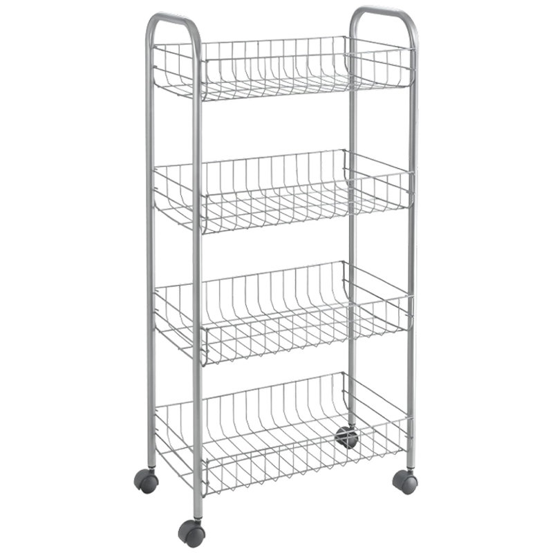 25cm W Metal Storage Rack