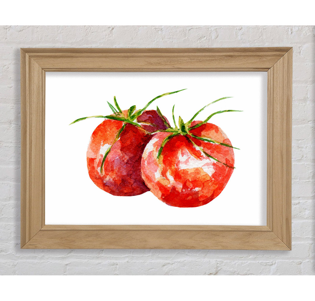 Duo Tomato 1 - Einzelner Bilderrahmen Kunstdrucke