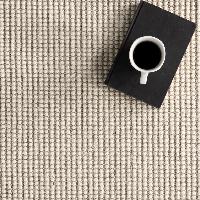 Monica Geometric Wool Area Rug, Runner 30" x 96"