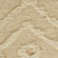 Tapis beige abstrait en laine touffeté-910835476