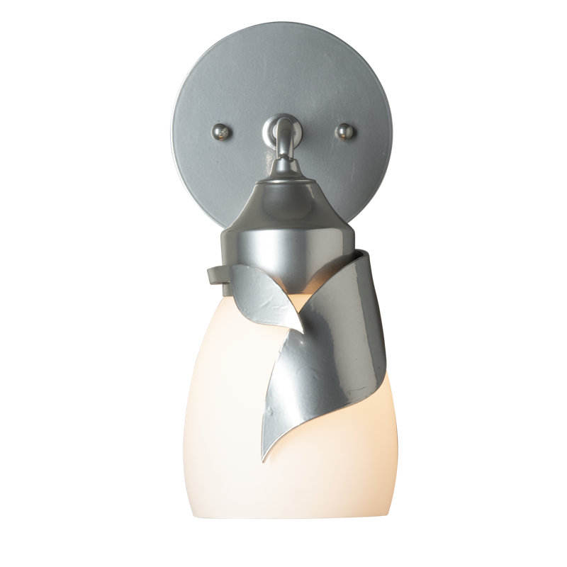 Lapas 1 - Light Dimmable Bath Sconce, Opal White, Sterling