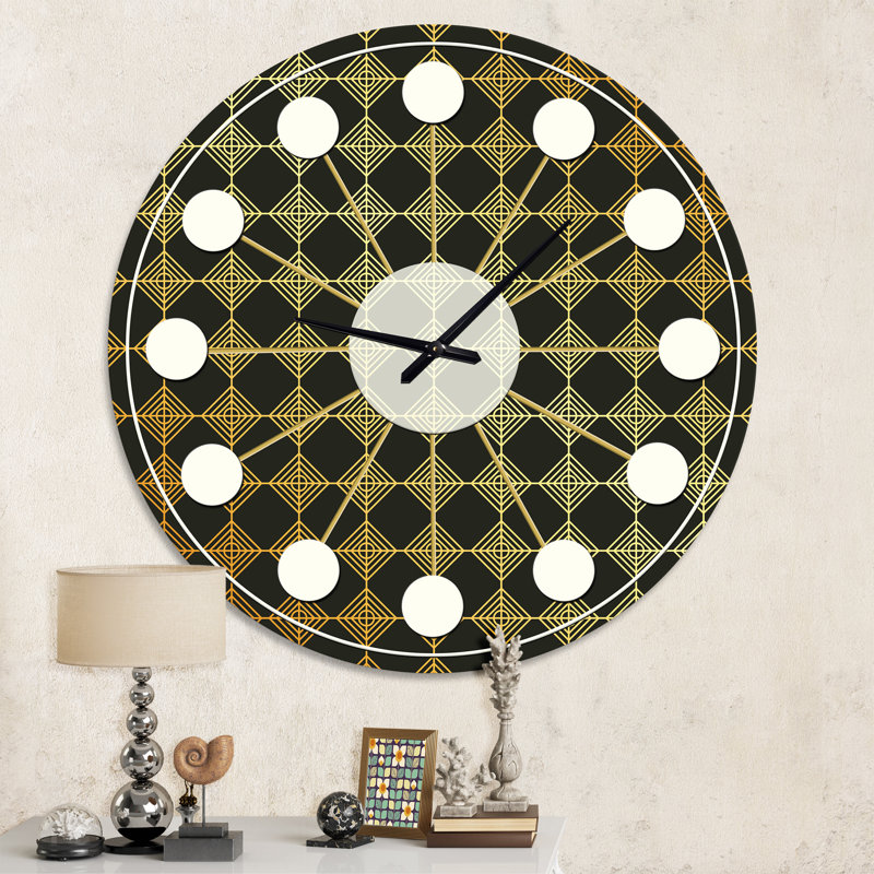 Horloge murale Golden Luxury, Moyenne