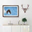 Flying Great Grey Owl - Picture Frame Graphic Art Print-56713272-56713275