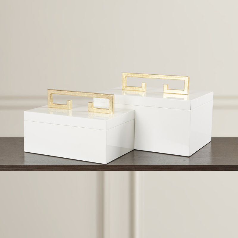 Memory Box, White/Silver