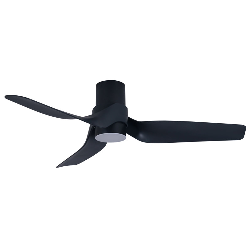 Perspections Ceiling Fan Nautica White with LED Light , Black