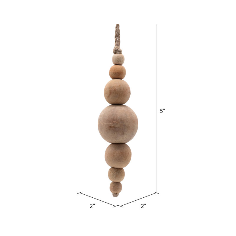 Ornement boule de Noël Gavinn, Naturel