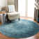 Goodfellow Oriental Turquoise/Blue Area Rug