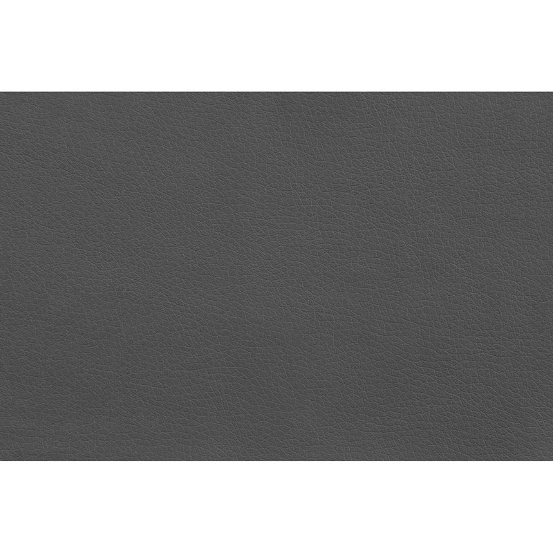 Chaise de bureau debout avec housse en similicuir gris, chaise de travail stable en similicuir à base en métal noir, hauteur de bar debout, structure