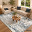 Allegro-Abstract Modern Marble Look Living Dining Bedroom Rug-1254543568