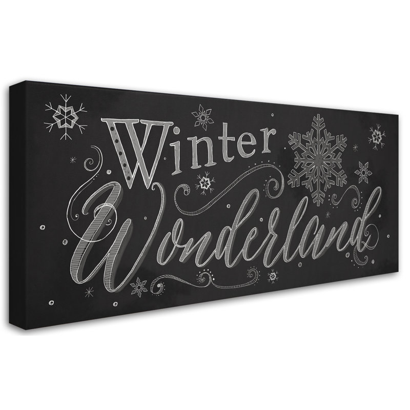 « craie winter », art textuel sur toile tendue, H 10 po x l 19 po