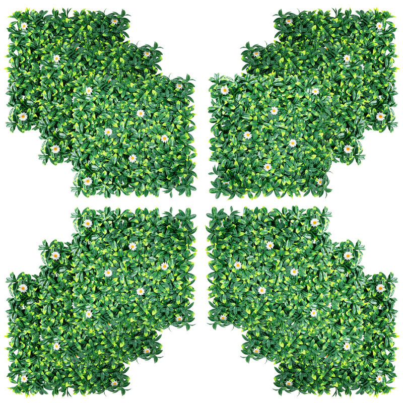 The Seasonal Aisle Outdoor Washable Artificial Grass Set of 12