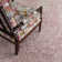 Barranco Geometric Hand Tufted Wool Area Rug in White/Red