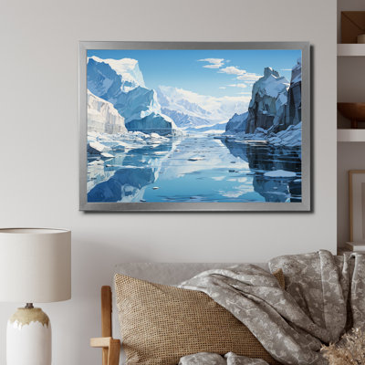 Biritude glacier bleu solitude I - impression