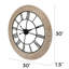 Horloge murale 30 po