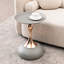 Table basse moderne en métal - Queue décorative pour salon-1817380029