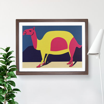 Abstract Camel - Single Picture Frame Print
