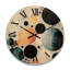 Horloge murale en bois massif Pamuklu-1784976868