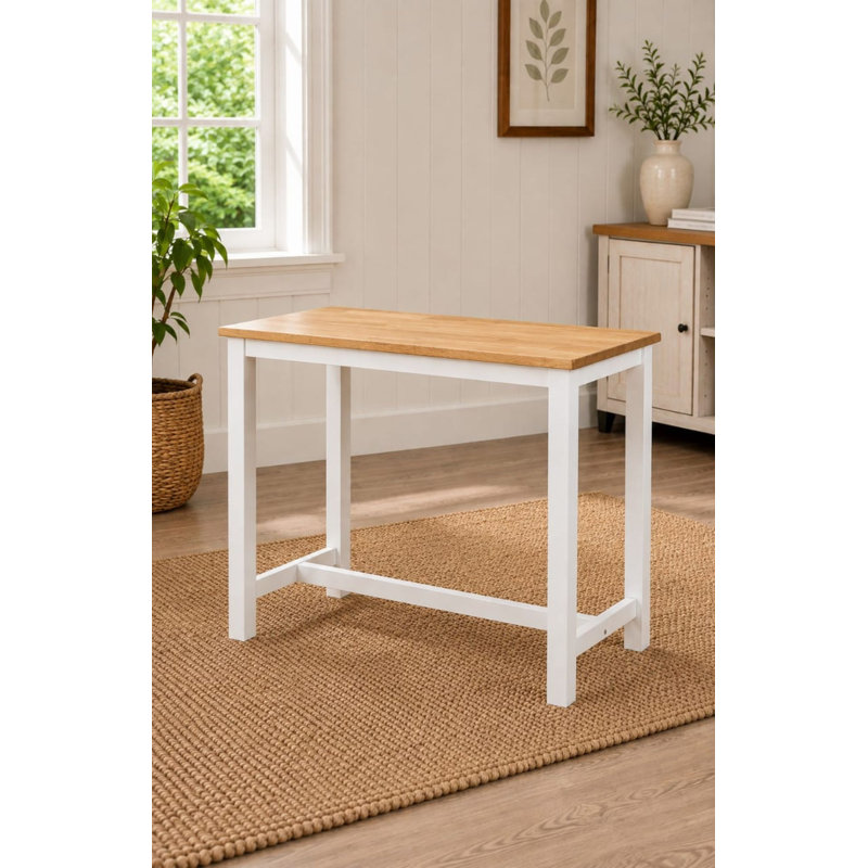 Table de salle à manger Pereira, Natural, White