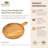 Rainforest Bowls Teak Wood Pizza Peel