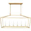 Darlana Large Linear Lantern in Gild