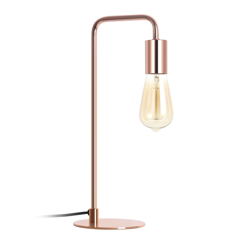 Lampe arquée 15,9 po or, Or rose
