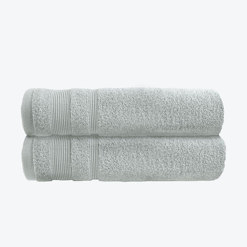 Quick Dry Luxury Standard Cotton Bath Towels Set, Dove