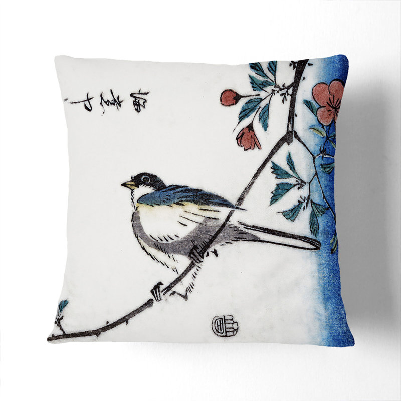 Floral Square Cushion, 55 x 55 cm