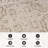 Textured Medallion Earth Beige Indoor High-Low Area Rug-410284319