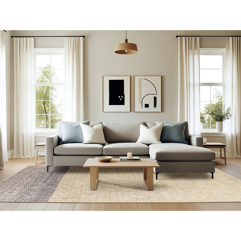 Tapis abstrait moderne 4547, Rectangle 6 pi x 9 pi