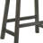 Set Of 2 Rustic Counter Stools, 25-Inch Backless Wooden Farmhouse Barstools With Faux Leather Seat, Distressed Finish, Space-Saving Design