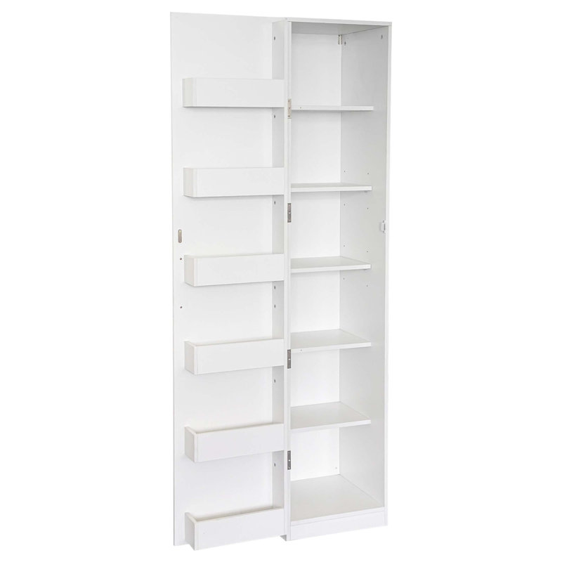 Armoire de cuisine autoportante avec tablettes réglables et beaucoup de rangement, parfaite pour organiser et exposer dans plusieurs pièces