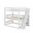 Full Size Triple Bunk Bed With Staircase-558399268