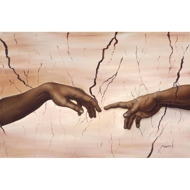 "La création" par Hulis Mavruk - peinture sur toile sans cadre