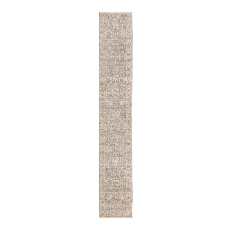 Tapis gris Gause, Tapis de couloir 2 pi x 13 pi, Grey