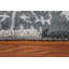 Tapis gris abstrait touffeté à la main-454023482