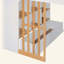 Lit mezzanine avec tablettes, lit mezzanine en bois avec échelle et tablettes de rangement-133671828-133671827