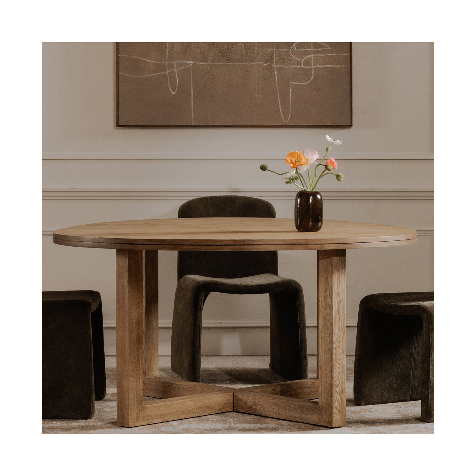 Chilson Dining Table Natural, Natural