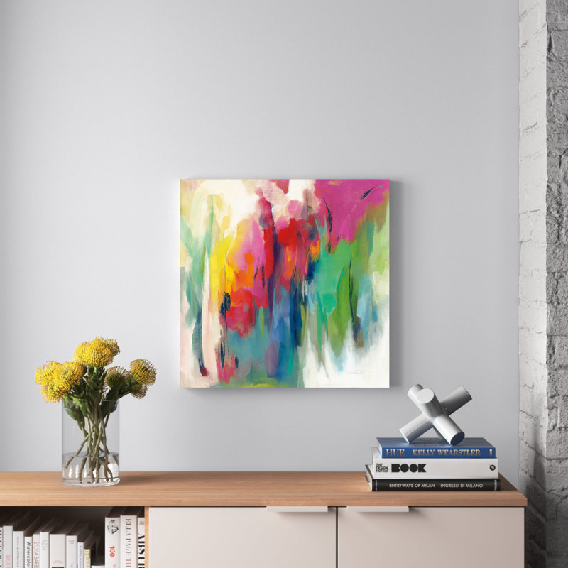 «Bright March Rainbow» par Silvia Vassileva, reproduction d'art sur toile non encadrée, H 20 po x l 20 po