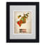 Javin «Boston Watercolor Map», reproduction d'impression sur toile encadrée-11857980-19297012