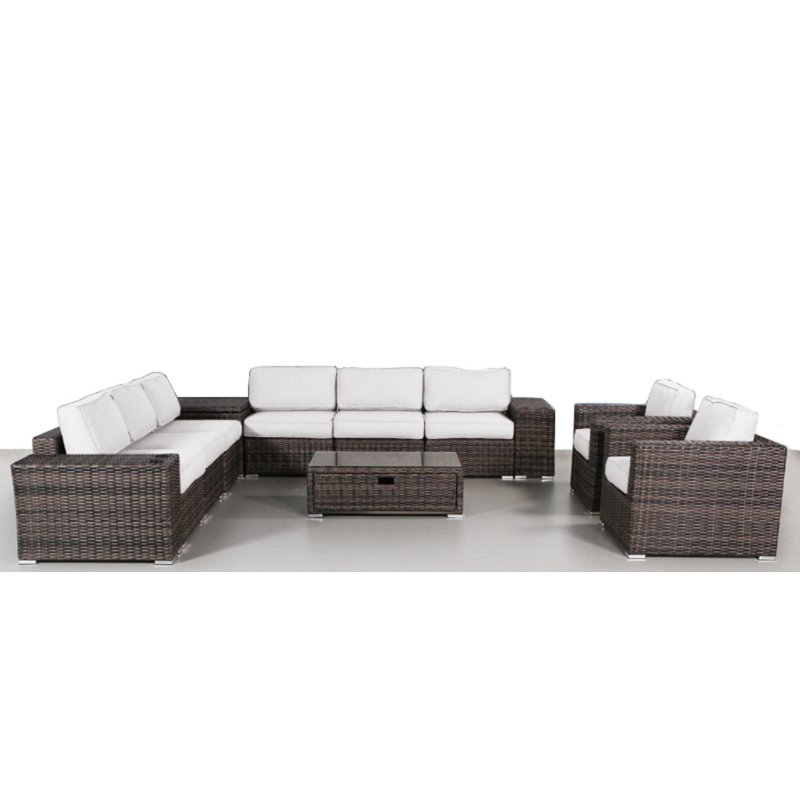 Demarest fully assembled 8 Person Seating Group, Sunbrella Canvas