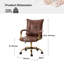 Gedrie Modern Faux Leather Swivel Office Chair-647542785-607770270