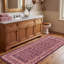 Tapis Norwood traditionnel à motif floral intégral or rose gris ivoire antidérapant à poils courts pour intérieur et extérieur, adapté aux animaux domestiques, salon, chambre, salle à manger, entrée, couloir, bureau, lavable-1604698559