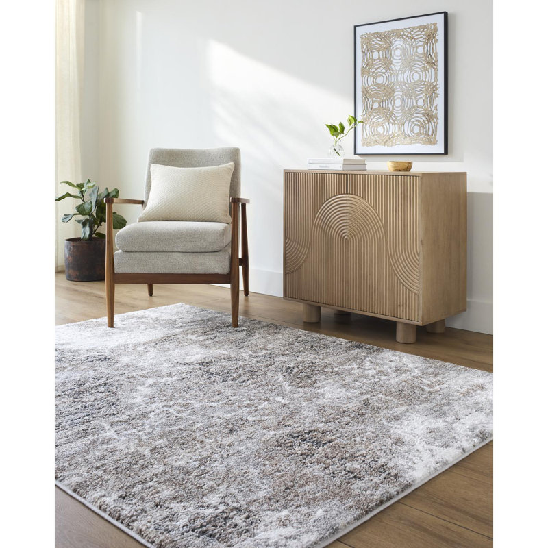 Arpil Abstract Indoor Rug, Rectangle 5'3" x 7'3"