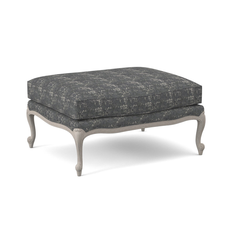 St. Helena Ottoman, Venice Linen, Bisque