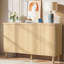 Buffet 59,74 "moderne en noyer avec rangement
