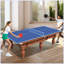 Plateau de table de tennis de table pliable et portatif de taille moyenne 8 pieds bleu pour jeux d'intérieur-124823453-124823458