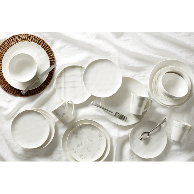 Oyster Bay 4Pc Tidbit Plates, Assorted Patterns
