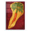 «Veggies On Red L Carotte» par Andrea Strongwater, art mural en verre acrylique-102456544