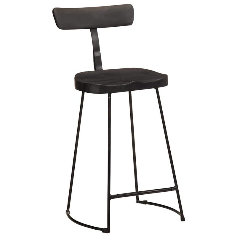 Brahn Counter Stool, Black, Extra High (Overall Height: 88cm)