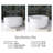49.2 " L x 49.2 " W Freestanding and Mounting / Installation Required Soaking Solid Surface Bathtub